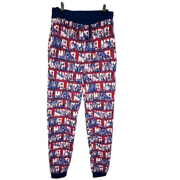 Marvel Comics Jogger Sleep Organic Cotton Pants Spiderman Logo Size XS Disney - Picture 2 of 3